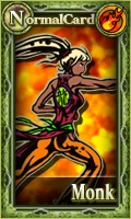 Female Monk (Fire) Card