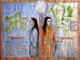 Elros and Elrond by WilderWein77