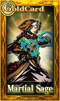 Female Martial Sage Card