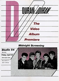 The video screening flyer studio 54 new york duran duran discography music com wikipedia