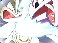 EP403 Nidoking usando puño hielo
