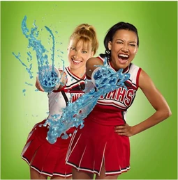 Brtittany & Santana with slushies