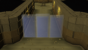 Enakhra temple barrier