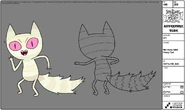 Modelsheet memow withfrizzytail