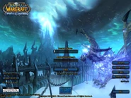 Login screen Wrath of the Lich King