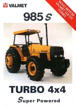 Valmet 985S MFWD ad (orange) - 1998