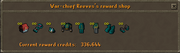War-chief rewards
