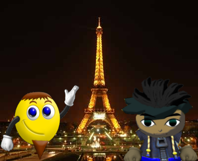 Pictures Girl  Eiffel Towered on Eiffel Tower Png