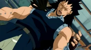 Gajeel says that Lucy should be ready for all this when she become a member of a guild