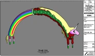 Modelsheet ladyrainicorn inxmassweater withrims