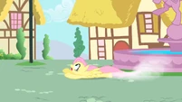 Fluttershy attempting to catch Philomena S1E22