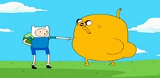 Finn Jake distracting the wand