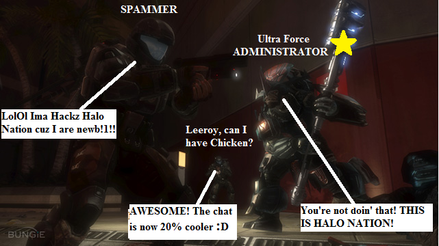 An average Halo Nation Chat.