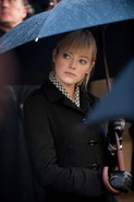 Gwen at funeral