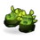 Green Piwi Claw Slippers