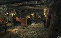 Riverwood Trader inside Skyrim