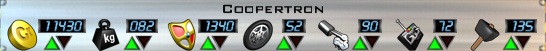 Coopertron Stats