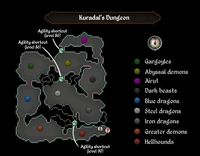 Kuradal dungeon map