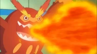 EP711 Darmanitan usando lanzallamas