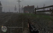 Enemy MG on dirt road Approaching Hill 400 CoD2