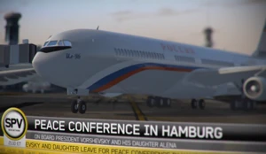 Il-96-300PU on TV