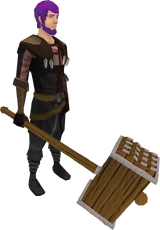 Meat tenderiser equipped