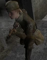 Crouching Soviet CoD2