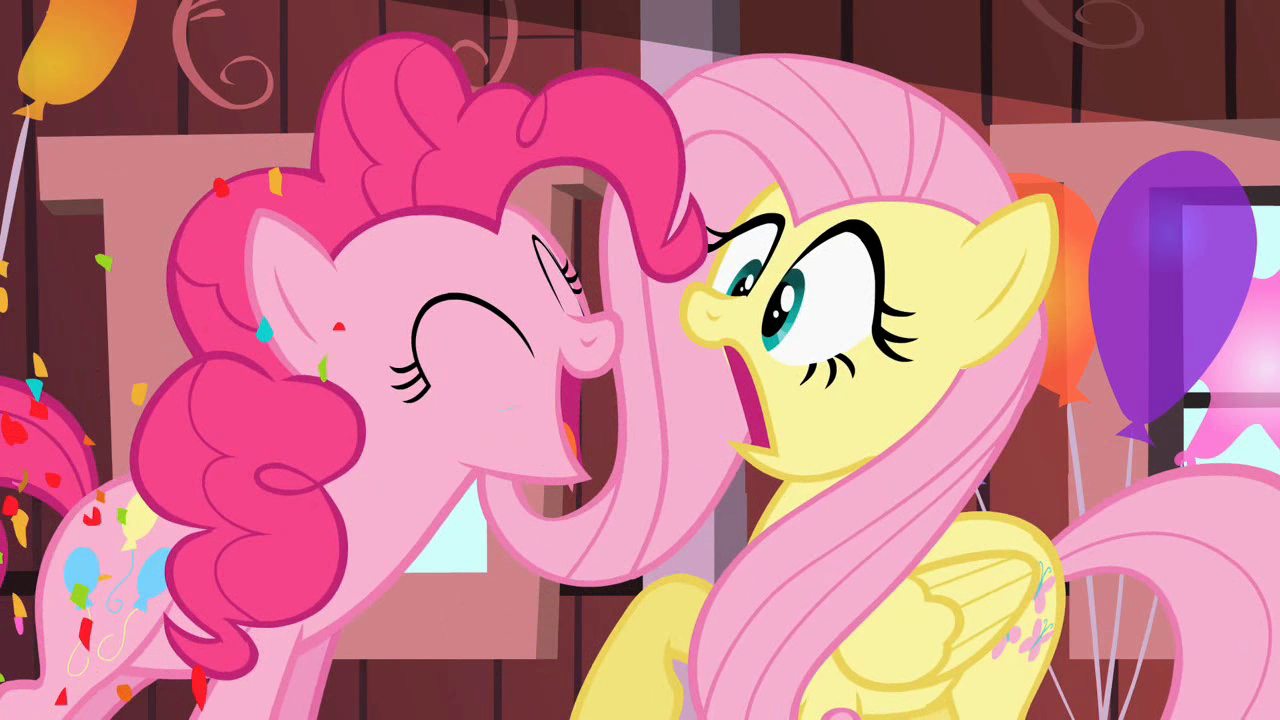 Pinkie Pie And Fluttershy Of My Little Pony Friendship Is Magic What Can I Say I Love Them Both So Much My Lil Pony Little Pony Fluttershy