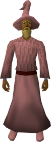 Pink robe set equipped