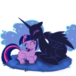 Nyx and Twilight Sparkle Mother and Daughter by Madmax