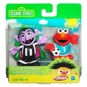 HasbroPlayskool-SesameStreet-2Pack-SoccerFriends-CountVonCount&Elmo
