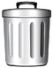 Garbage bin icon