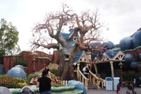Chip n Dale's Treehouse at Disneyland