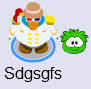 Green puffle in walk