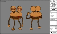 Modelsheet hamburgermonster