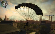Parachuting at Panau City