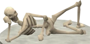Skeleton statue