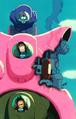 A entire arm of the Pilaf machine gone