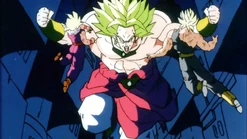 Broly Vs Trunks and Gohan