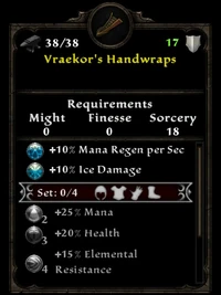 Vraekor's handwraps