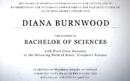 Dianas Degree