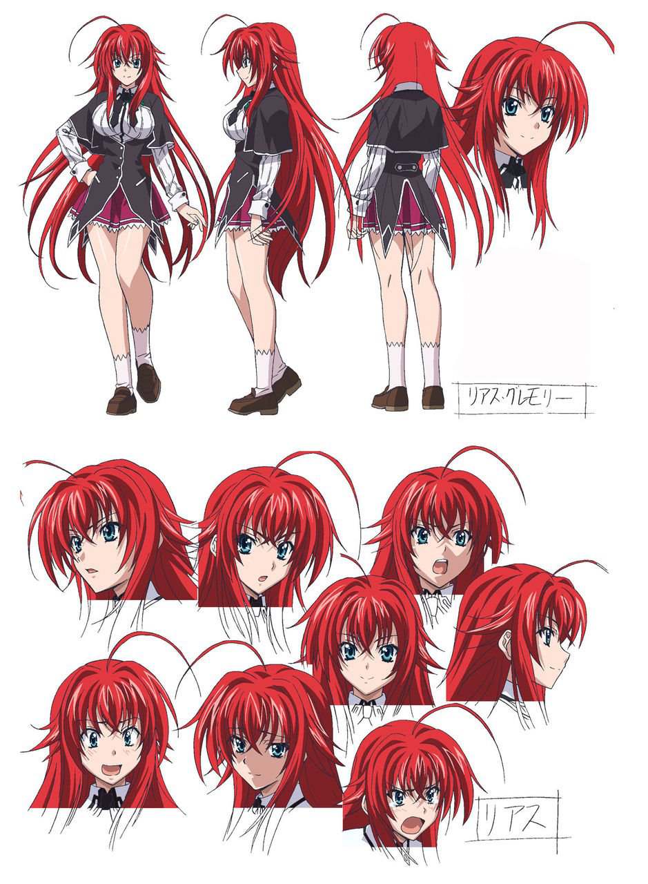 Anime character sheets High School DxD Wiki