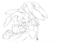 Vanilla Cream Sonic advance 2 ending SonicX concept art