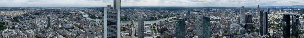 Panorama Frankfurt vom Maintower