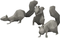 Basic squirrel statue