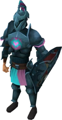 Rune heraldic armour set 1 (lg) equipped