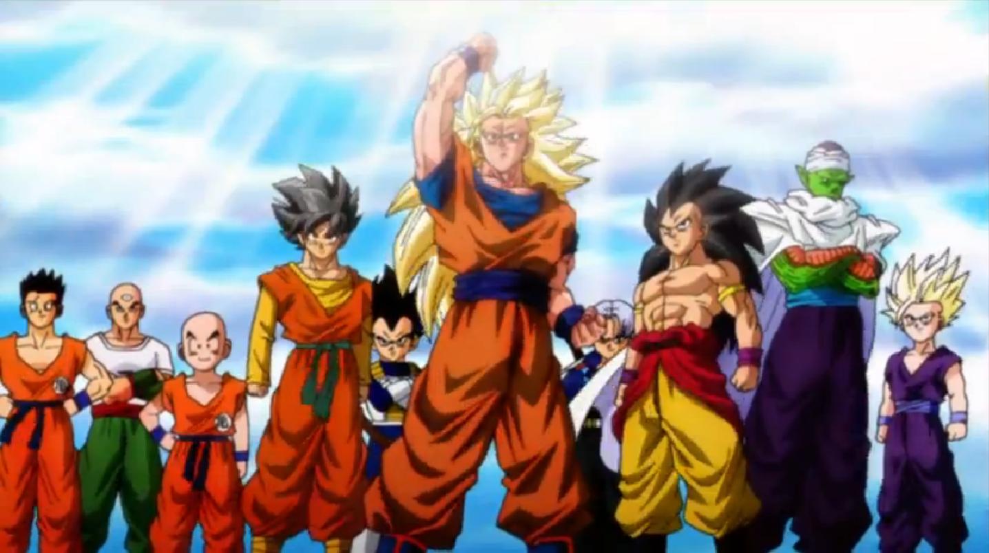 ... and customized heros in the opening of Dragonball Z:Ultimate Tenkaichi