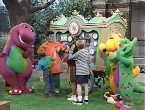 barney tick tock clock