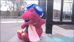 Then he waves