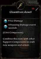 Gloamfrost dowel